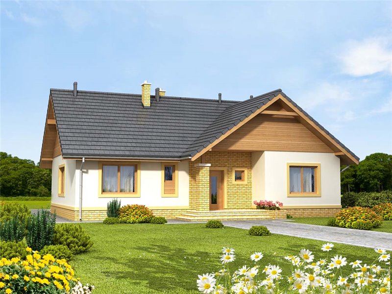 Projekty domów drewnianych_Pracownia architektoniczna_Ciekawe projekty domów